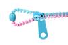 No. 5 collar de cremallera bicolor joyería para estudiantes tarjetero cordón llavero para niños ventas directas de fábrica