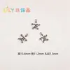 Pingente Estrela e Lua Acessórios DIY Peças de Liga Mista Pulseira com Recortes Contas para Colar Acessórios para Joias DIY