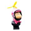 Bateria de carro elétrico carro bicicleta motocicleta decoração pequenos acessórios fofo novo enfeites de guidão boneca pato amarelo