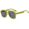 Nuevas Gafas de Sol Aviador de Doble Puente para Mujer Moda Europea Americana Estilo Callejero Geniales Modernas Montura Grande Gafas Retro de Personalidad para Hombre