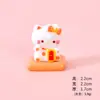 Gato que Atrae la Fortuna Decoración para el Hogar para Sala de Estar, Accesorios de Bolsita Ciega DIY Lindos de Moda, Adorables Adornos Decorativos de Resina de Gato