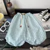 Pantalones de cuadros anti-mosquitos para niños y niñas, verano, nuevos, joggers casuales para niños, estilo suelto y fino, ropa exterior elegante para bebé