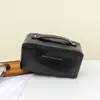 Bolsa de Almohada de Cuero PU tipo Acordeón Portátil de Viaje Bolsa de Almacenamiento con Compartimentos Gran Capacidad Bolsa de Mano de Alto Valor para Cosméticos Venta al por Mayor