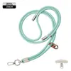 Cordón de Teléfono Móvil de Gama Alta Correa Resistente de 6 mm para Cuello Cruzado Ajustable Exterior Anti-Pérdida Exquisita Cuerda Tejida para Muñeca