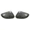 Adecuado para 17-23 Volkswagen Tiguan L Cubierta de Espejo Retrovisor Trasero Carcasa de Espejo Retrovisor Espejo con Patrón de Fibra de Carbono