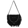 Bolso de Mano para Mujer Estilo Coreano 2026 Otoño Nueva Llegada Bolso con Borlas Bolso Cruzado para Dama Bolso Pequeño de Moda para Mujer Bolso de Hombro Único para Viajes