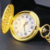 "Para Mi Hijo" Dorado Letras Retro Collar Reloj de Bolsillo Grande de Cuarzo Día del Padre 8813