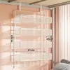 Essenciais para Dormitório de Faculdade Prateleira de Armazenamento para Cama Inferior Quarto Cama Suspensa Artefato de Armazenamento Gancho de Parede para Cabeceira Gancho Rack