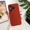 Funda de Silicona Líquida para Teléfono Huawei P70 Aplicable Transfronteriza Agujero Fino p70ultra Funda de Teléfono de Color Sólido Funda Anticaídas
