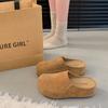 Mules de Plataforma Gruesa Estilo Birkenstock para Mujer, Modelo Nuevo 2025, Cerrados, sin Cierre, para Uso en Exteriores en Primavera y Otoño