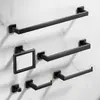 Barra de Toalla de Baño de Acero Inoxidable 304 Colgador de Toallas Set de Accesorios de Baño Colgador de Portarrollos de Papel Higiénico Colgador de Toallas de Baño