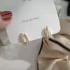 Aretes Nuevos Populares Estilo Coreano de Cuentas de la Fortuna, Tachuelas Versátiles Simples y Elegantes, Joyería para Orejas Mismo Estilo de Transmisión en Vivo al por Mayor