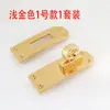 Accesorios para Correa de Bolso Botón de Cierre Giratorio DIY Metal Dorado y Plateado Zapatos Botas Anillo Giratorio Doble Correa de Cuero Giratoria