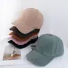 Gorra de Béisbol Verde Otoño e Invierno Color Sólido Simple que Favorece el Rostro Estilo Coreano Pequeño Ins Gorra de Pico de Felpa Versátil Sombrero de Lana de Cordero