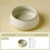 Contenedor de Residuo de Té Cerámico Yuhuang Ru Kiln del Fabricante, Lavador de Tazas de Té para el Hogar, Accesorios para Juego de Té Kung Fu Chino, Bol de Agua Individual