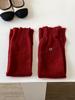 Blogger de Corea del Sur con calcetines altos de tubo a rayas para otoño e invierno, calcetines cálidos de color liso para pantorrilla para estudiantes, calcetines delgados para damas