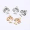 Accesorios Populares de Joyería Árbol de la Vida de Amazon, Pulsera con Colgante Conectado por Pedrería, Accesorios DIY de Joyería Electrochapada de Aleación