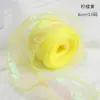 Cinta de tul colorida con ilusión de sombra floral para empaque de repostería de pasteles de flores, borde decorativo para ramos, decoración de floristería al por mayor