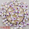 Calcomanía de Corazón de Melocotón Cuentas de Cerámica con Perlas Cuentas de Cerámica Estilo Chino Accesorios Hechos a Mano para DIY Pulsera Accesorios para Collar Material