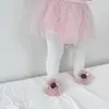 Medias con Estampado de Flores Estilo Coreano para Primavera y Otoño Leggings Lindos para Bebé Medias para Bebé Leggings