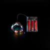 Luces de Cadena de Cable de Cobre LED para Puestos Callejeros Venta Caliente Luces de Cable de Cobre Bola Ondulada Luces de Cadena LED Navideñas Creativas Caja de Batería Luces de Cable de Cobre