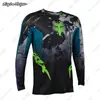 Ropa de Descenso de Zorro de Manga Larga de Venta Caliente Transfronteriza, Camiseta de Motocicleta Todoterreno de Secado Rápido, Camisa Casual, Ropa de Ciclismo