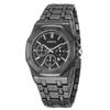 Reloj de tres ojos para hombre con correa de acero multifuncional de seis pines popular en comercio exterior, reloj clásico de moda de negocios, fábrica al por mayor