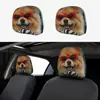 Jit Estampado de Santa Claus Transfronterizo Funda para Reposacabezas de Coche Estilo Elástico Universal Funda Universal para Cabezal