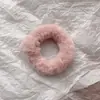 Goma para el pelo de pelo sintético de conejo de alta elasticidad 2023 Nuevo estilo coreano banda elástica de dopamina para accesorio de coleta para mujer venta al por mayor
