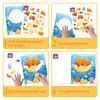 Pegatinas de Rompecabezas 3D Transfronterizos Manualidades Infantiles Rompecabezas Poligonal DIY Venta al por Mayor en Stock