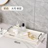 Estante de almacenamiento de baño de lujo ligero, inodoro, lavado de manos, mesa de lavado, caja de almacenamiento de cosméticos, tocador de escritorio, estante