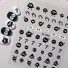 Adesivos de Unha Fofos da Ovelha Shaun 5D Em relevo Tridimensional para Caderno Pequenos Blocos Adesivos DIY para Unhas Ornamentos Estilo Sl