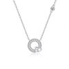 Collar Carrusel Amor Original mujer versátil sentido de alta gama plata esterlina S925 nicho clavícula circón joyería de amor