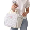 Bolsa térmica de gran capacidad Beilian, bolsa de almuerzo portátil de moda para el trabajo, bolsa de almuerzo de picnic portátil acolchada transfronteriza al por mayor