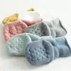 Meias de Terry Espessas de Inverno para Crianças, Meias Quentes para Bebês até a Panturrilha, Meias Antiderrapantes para Bebês para Chão, Algodão para Recém-Nascidos