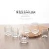 Copos de Vidro Transparente para Velas com Fundo Espesso para Venda no Atacado pelo Fabricante, Porta-Velas de Vidro para Aromaterapia Caseira, Porta-Velas para Quarto, Enfeites de Fragrância