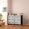 Prateleira Multifuncional à Prova d'Água e Poeira de Múltiplas Camadas para Sapatos e Chapéus Armazenamento Guarda-roupa Doméstico Integrado Cabide de Chão Sapateira Fábrica de Origem