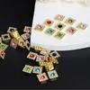 En Stock 11mm Accesorios de Pendientes de Plástico, Botones de Esmalte, Costura a Máquina, Costura a Mano, Chapado Eléctrico, Pedrería Joyería DIY