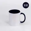 Caneca Simples Cor Interna Cor da Caneca Esmalte Colorido Caneca Publicidade Impressa Logo de Negócios Escritório Prática Cor Personalizada Caneca de Cerâmica