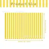 Papel de Seda Listrado Amarelo Wx400 17g Papel de Embrulho à Prova de Umidade para Doces de Presente Papel de Seda Decorativo Listrado