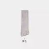 Calcetines de cinco dedos para mujer, de caña media, calcetines de moda para mujer, antibacterianos, desodorantes, absorbentes de sudor, anti-pilling, de hilo teñido de colores, transpirables, absorbentes de sudor, calcetines para los dedos, venta al por mayor