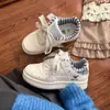 Llegada Nueva Primavera 2026 Versátiles de Suela Gruesa Zapatos de Pan para Mujer Zapatos Blancos Versátiles para Mujer Zapatos Casuales de Plataforma Deportivos con Cordones Modernos