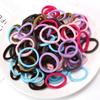 100 sem costura toalha anel de cabelo banda de alta elasticidade durável estilo coreano Internet celebridade corda de cabelo das mulheres laço de cabelo elástico