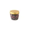 Frasco de Plástico PET de Grado Alimenticio para Snacks Infantiles, Galletas, Dulces, Cacahuates y Semillas, Botella de Plástico Transparente Cuadrada de 160ml