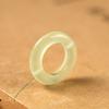 Anillo de resina luminoso de agujero recto para correr, accesorio de joyería DIY hecho a mano, de mano/pulsera, anillo de tarjeta de resina, venta al por mayor