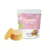 Almohadilla limpiadora de cúrcuma EelHope para la limpieza facial, hidratación de la piel delicada del rostro.