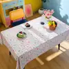 Toalha de Mesa de PVC Dopamine Impermeável e à Prova de Óleo, Não Lavável, Novo Modelo 2026, Design de Desenho Animado de Alta Qualidade, Retangular Resistente ao Calor