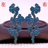 60786 Cobre Novo Estilo Chinês Artesanal DIY Peças Base Básicas Acessórios Headwear de Madrepérola Acessórios de Cabelo Materiais Hanfu 22*59mm