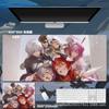 Alfombrilla de ratón NIKKE Victory Goddess de gran tamaño, hecha a medida, con bordes gruesos y antideslizante, de goma natural, con dibujos animados.