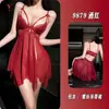 Lencería de seducción nocturna, camisón sexy de encaje tentación, vestido de dormir calado con diseño de pétalos 9879